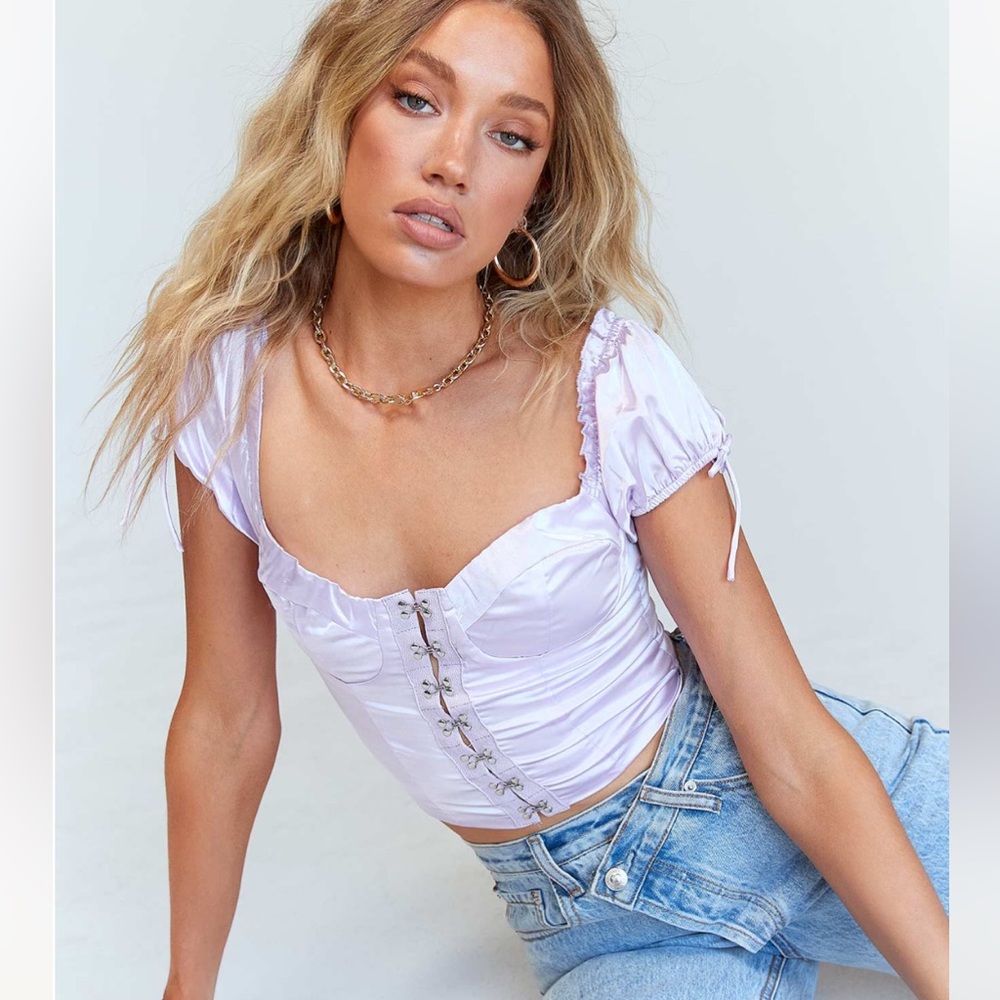 Princess Polly Lavender Going-Out Top